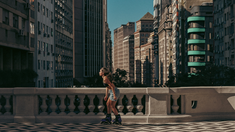 Patins Inline Bold Azul — Urban  — Estabilidade, conforto e desempenho — HD INLINE