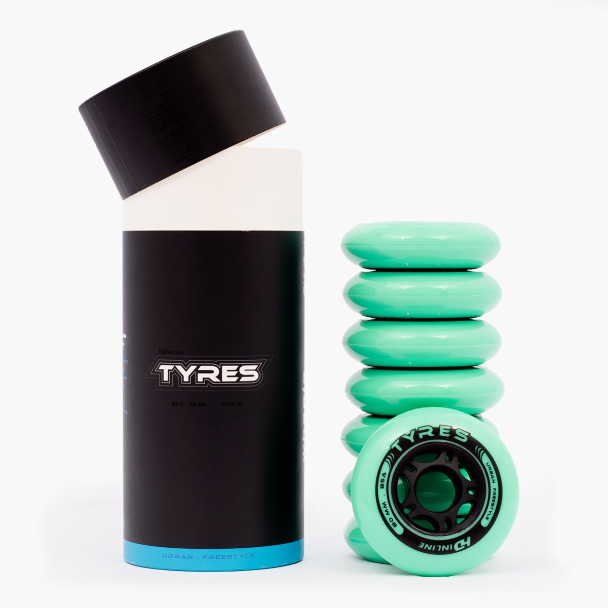 JG RODAS HD INLINE (8UN) - TYRES - 80MM - 85A