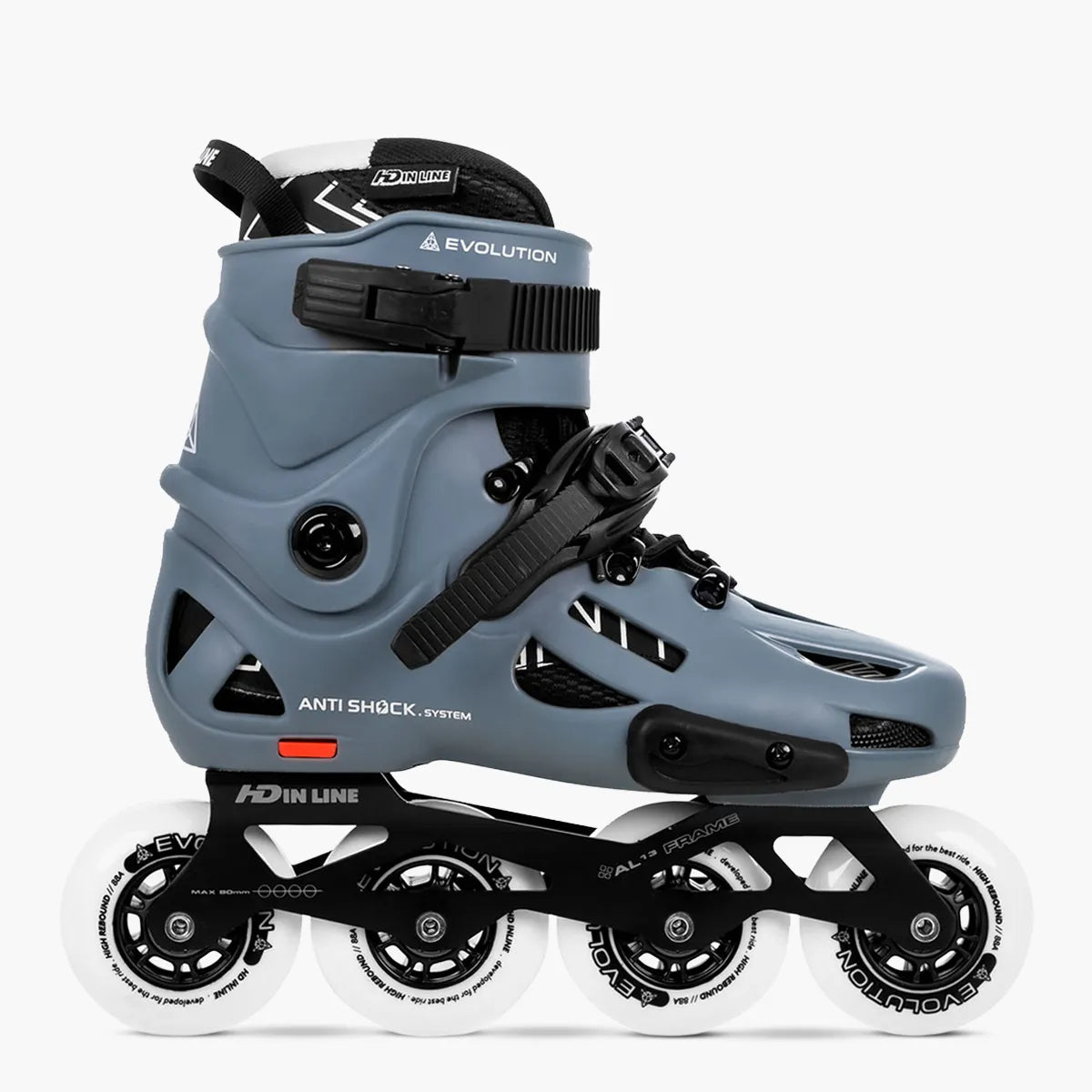 Patins Inline Evolution II — Profissional — 4 rodas para estabilidade e alta performance — HD INLINE