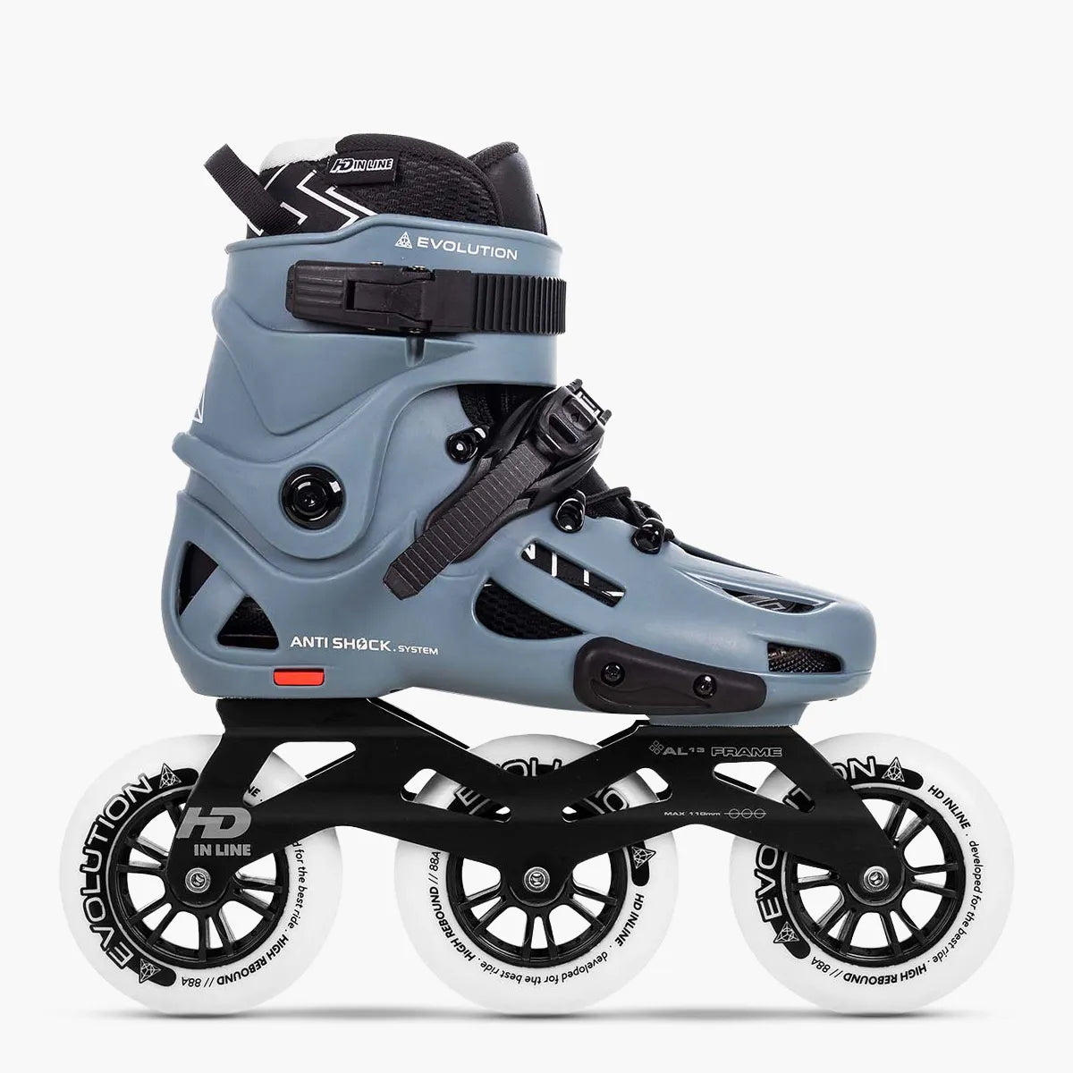 Patins Inline Evolution II — Profissional — Rodas 110mm alta velocidade — HD INLINE