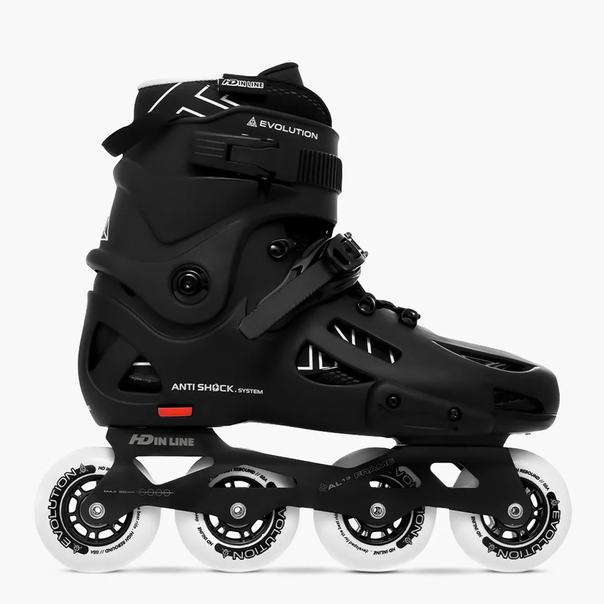 Patins Inline Evolution II — Profissional — 4 rodas para estabilidade e alta performance — HD INLINE