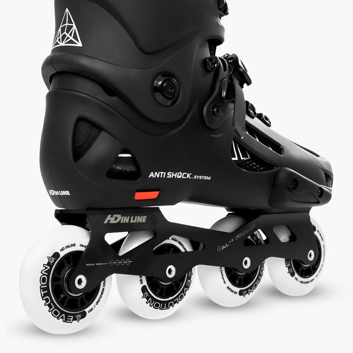Patins Inline Evolution II — Profissional — 4 rodas para estabilidade e alta performance — HD INLINE