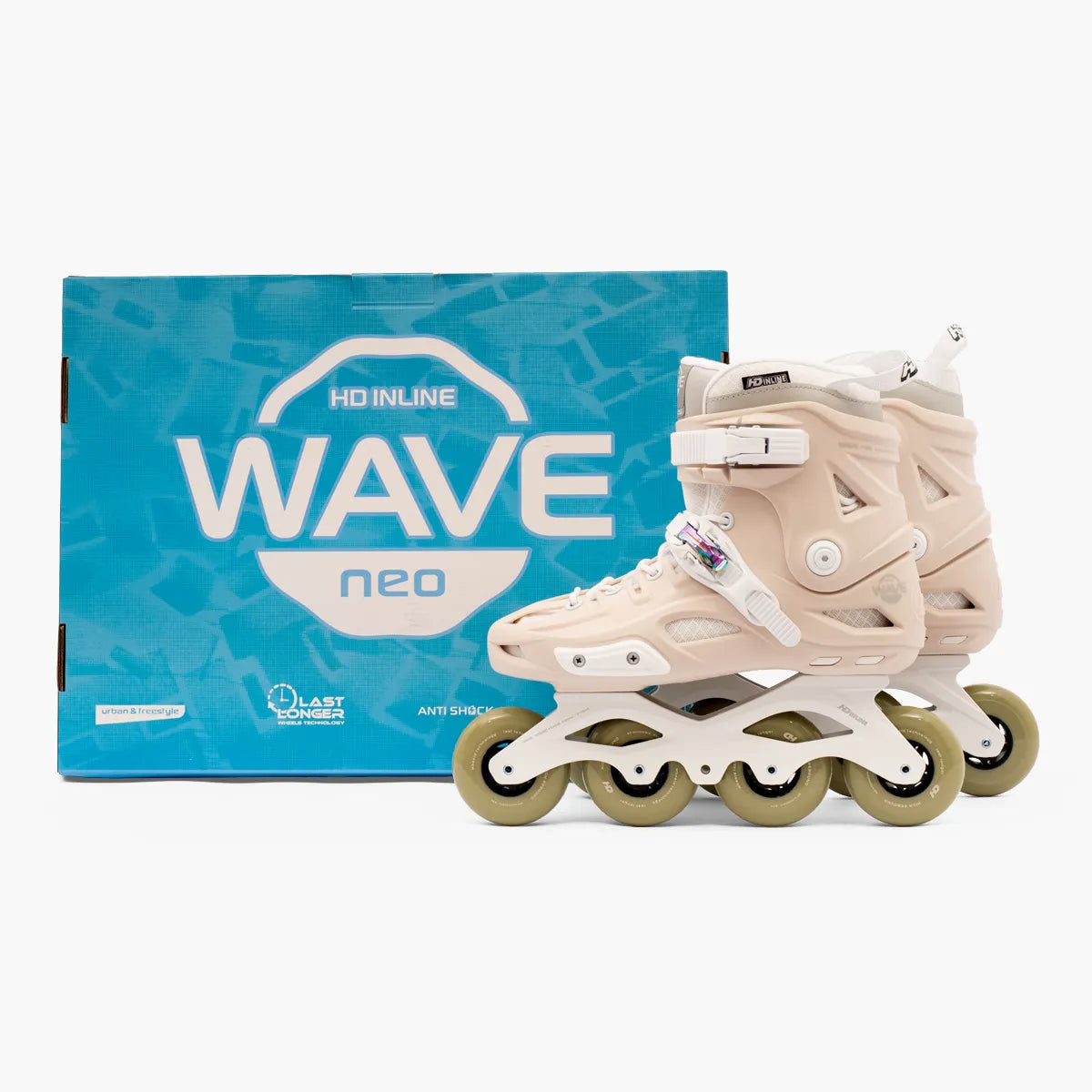 Patins Inline Wave Neo — Performance — Configuração 3x110mm ou 4x80mm — HD INLINE
